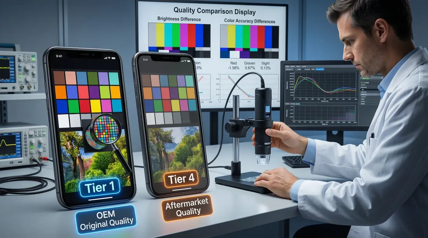 Cell Phone Screen Replacement Wholesale: OEM vs Aftermarket Quality - The Insider's Guide